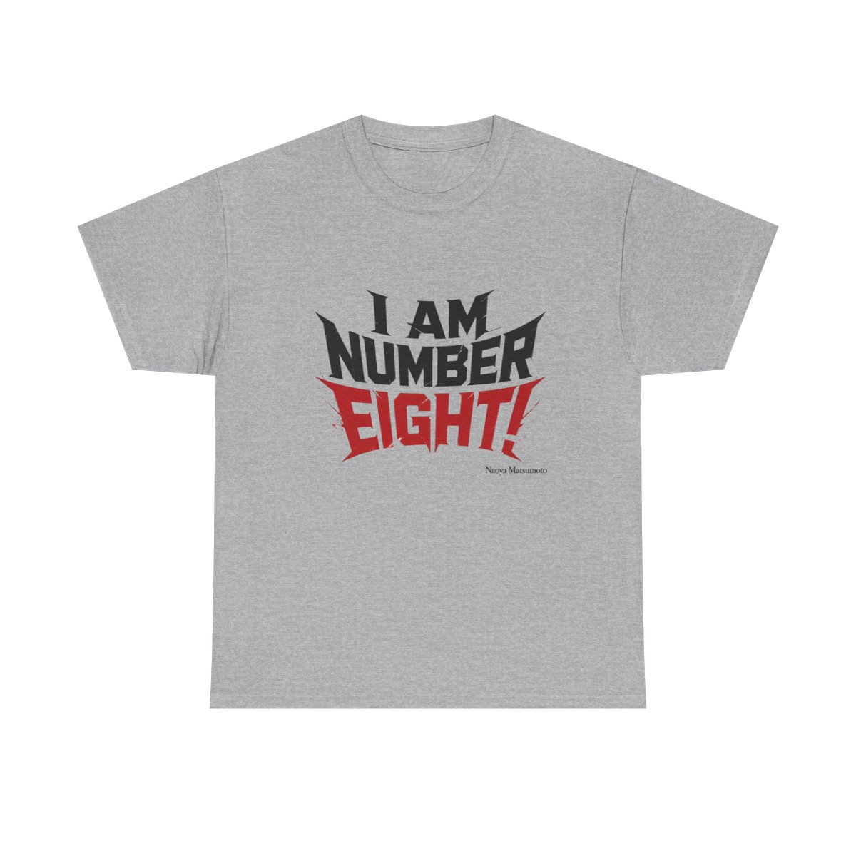 Kaiju No. 8 "I AM NUMBER EIGHT!" Unisex Tee - alternate angle 2, merchandise