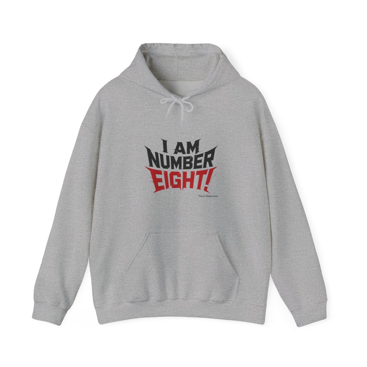 Kaiju No. 8 "I AM NUMBER EIGHT!" Hoodie - alternate angle 2, merchandise