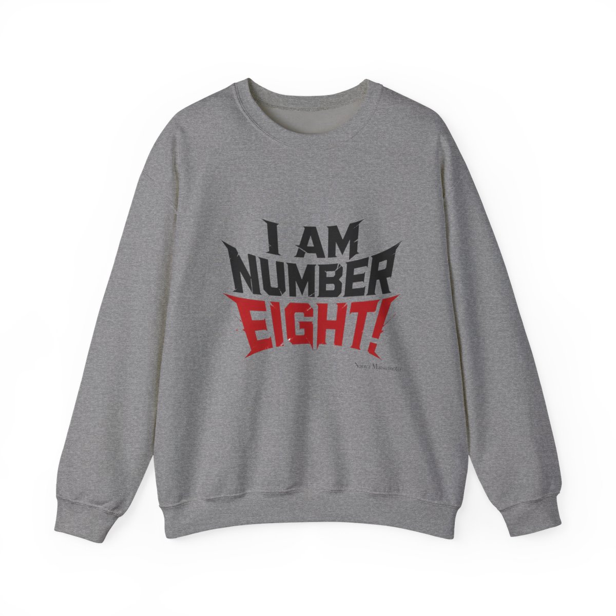 Kaiju No. 8 "I AM NUMBER EIGHT!" Crewneck - alternate angle 3, merchandise