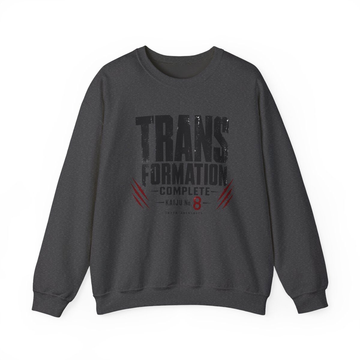 Kaiju No. 8 "TRANSFORMATION COMPLETE" Crewneck - alternate angle 3, merchandise