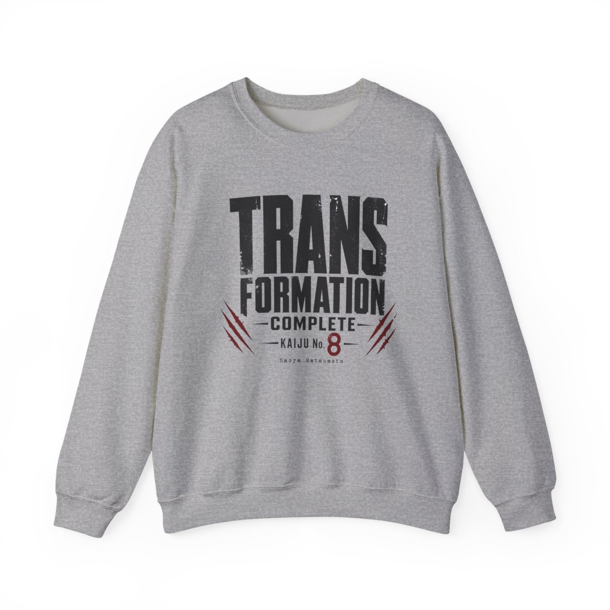 Kaiju No. 8 "TRANSFORMATION COMPLETE" Crewneck