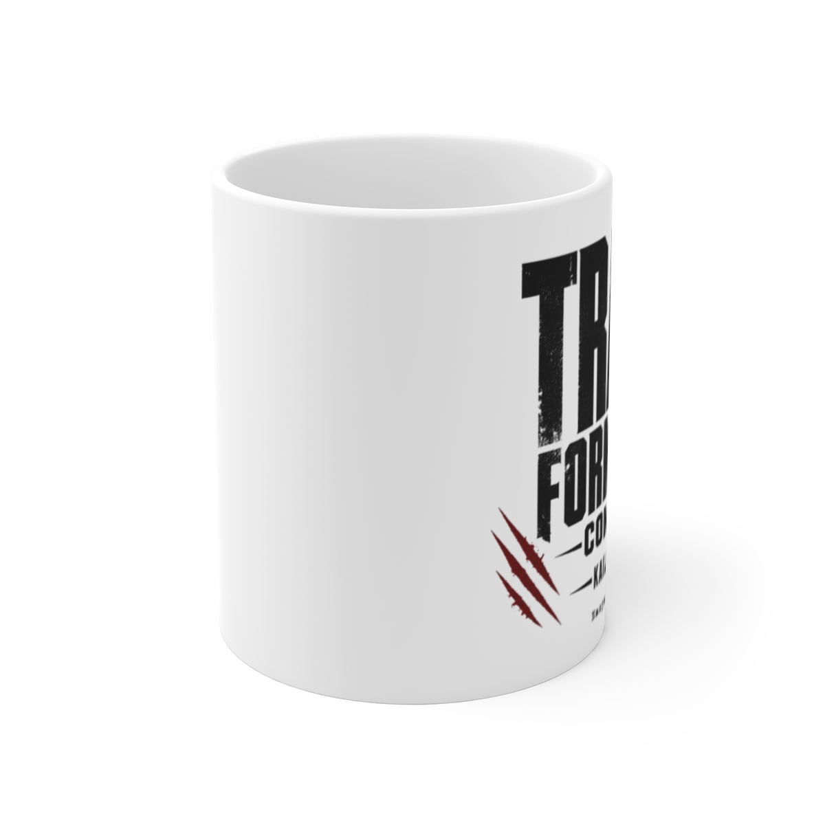 Kaiju No. 8 "TRANSFORMATION COMPLETE" White Mug - alternate angle 1, merchandise