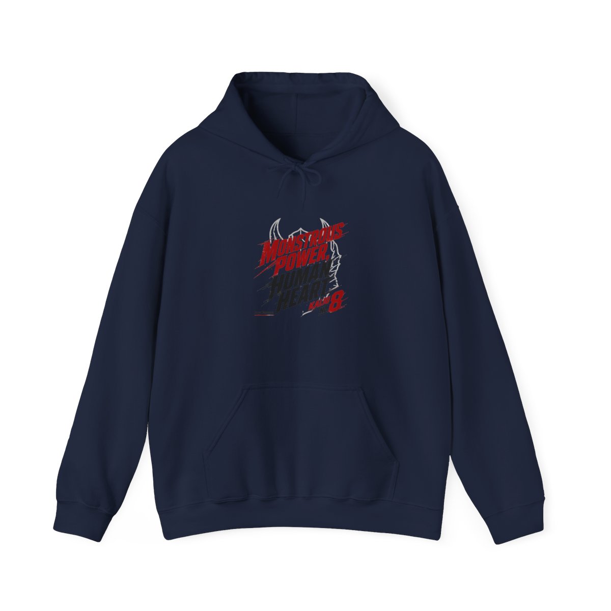 Kaiju No. 8 "MONSTROUS POWER, HUMAN HEART" Hoodie - alternate angle 3, merchandise