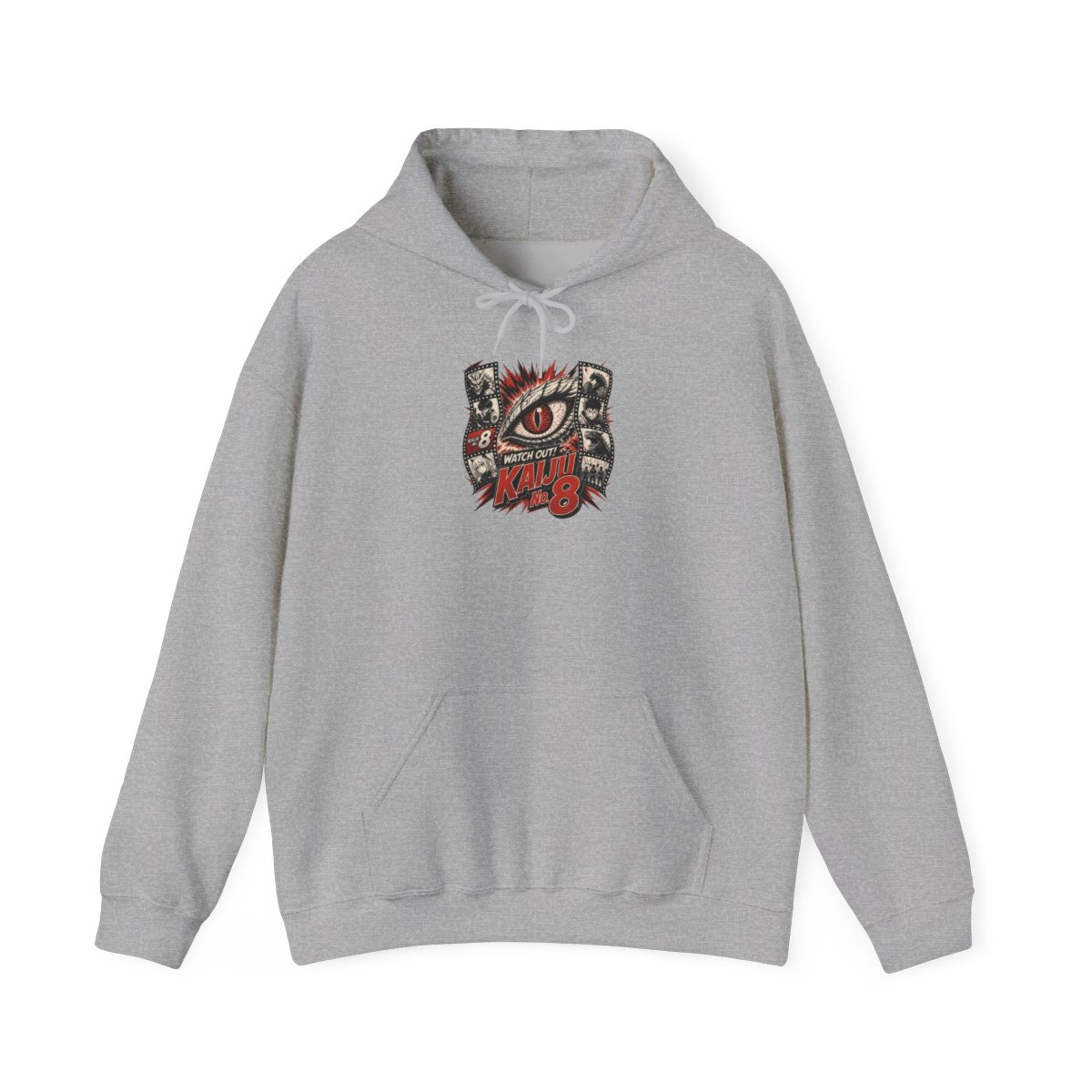 Kaiju No. 8 "Watch Out! Kaiju No. 8" Hoodie - alternate angle 2, merchandise