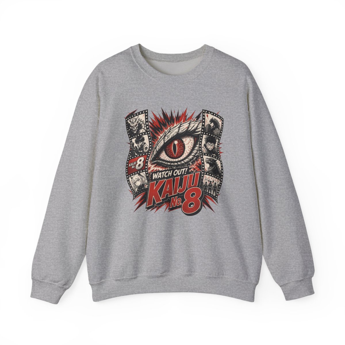 Kaiju No. 8 "Watch Out! Kaiju No. 8" Crewneck