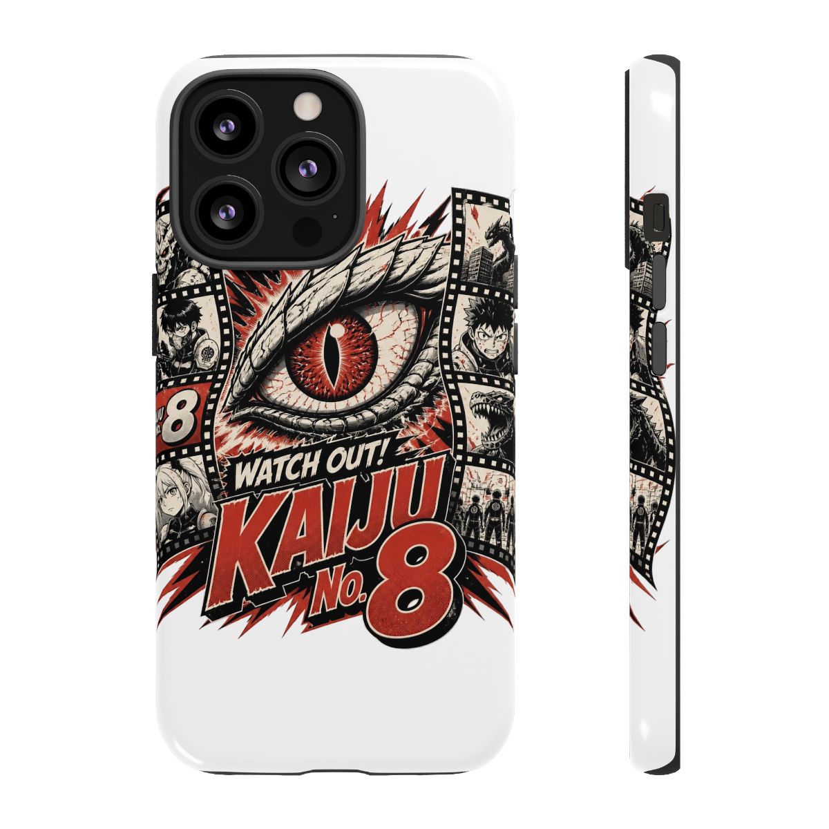 Kaiju No. 8 "Watch Out! Kaiju No. 8" Phone Case