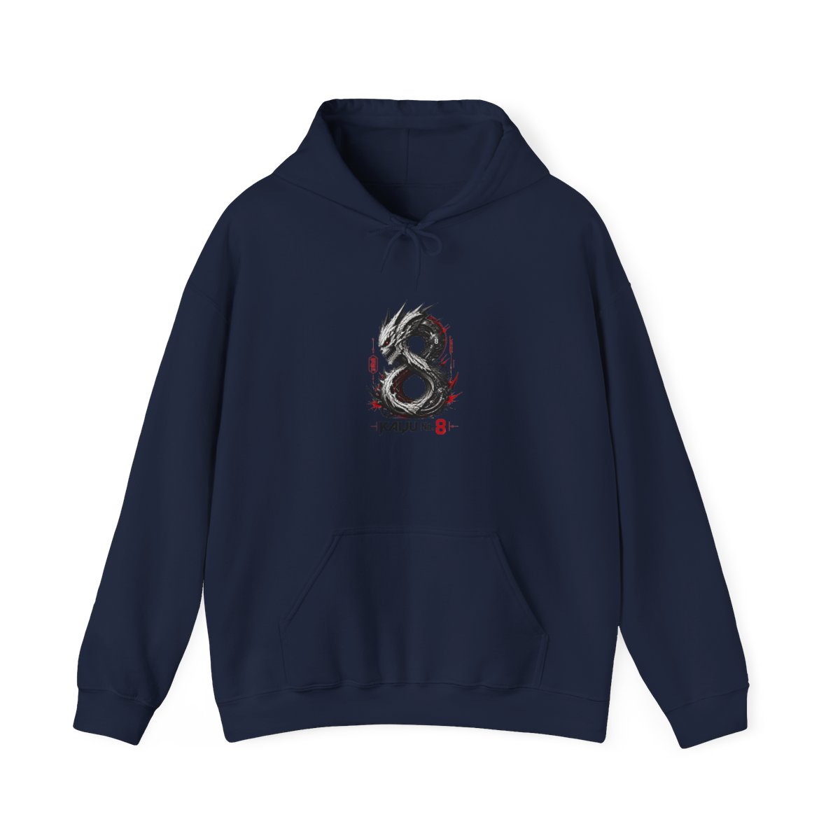 Kaiju No. 8 " merging with Kafka" Hoodie - alternate angle 2, merchandise