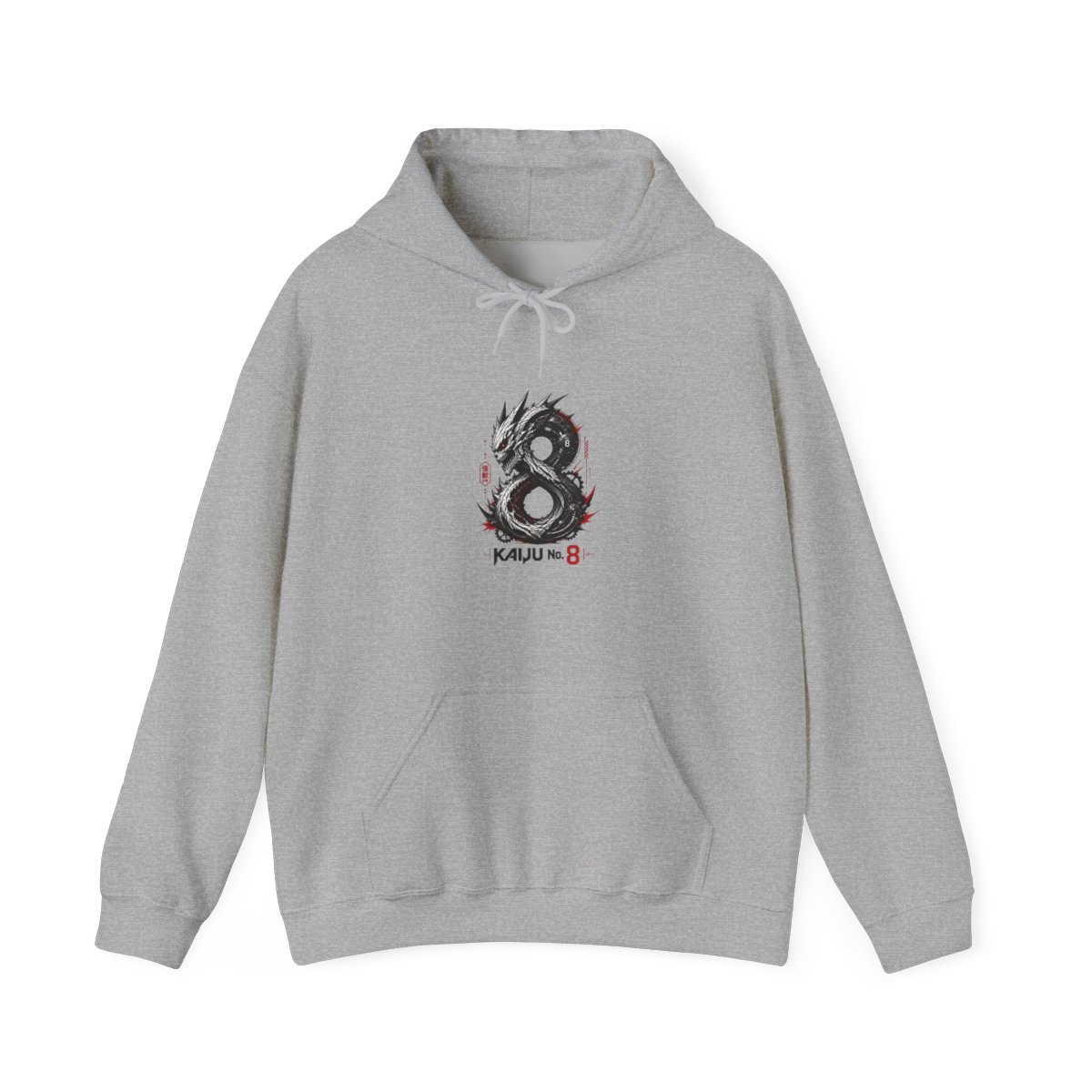 Kaiju No. 8 " merging with Kafka" Hoodie - alternate angle 3, merchandise