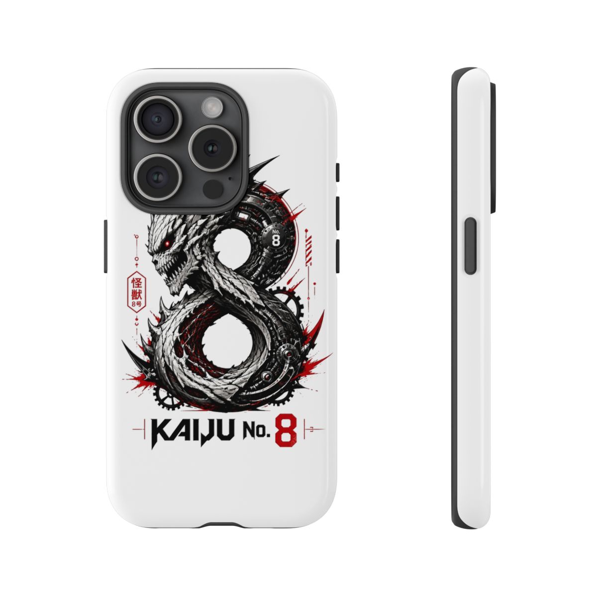 Kaiju No. 8 " merging with Kafka" Phone Case - alternate angle 2, merchandise