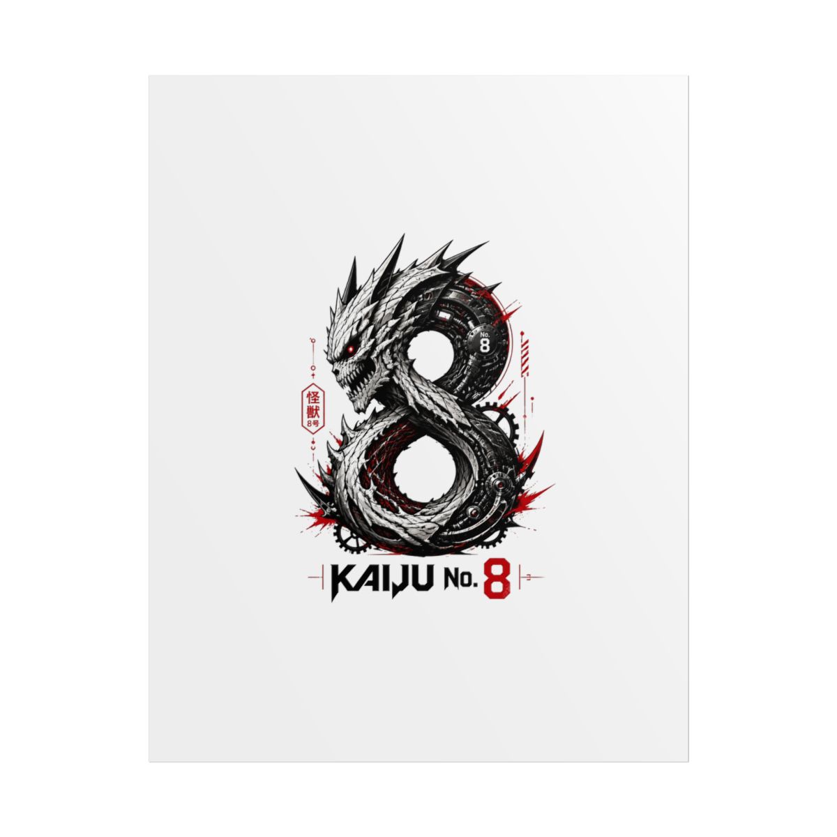 Kaiju No. 8 " merging with Kafka" Poster - alternate angle 1, merchandise