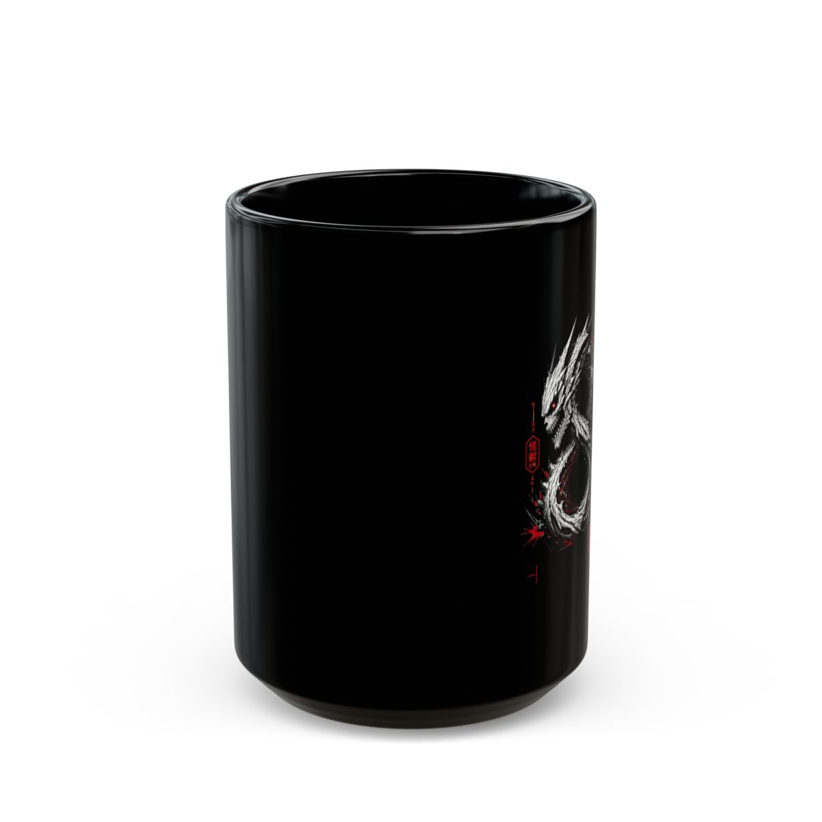Kaiju No. 8 " merging with Kafka" Black Mug - alternate angle 2, merchandise