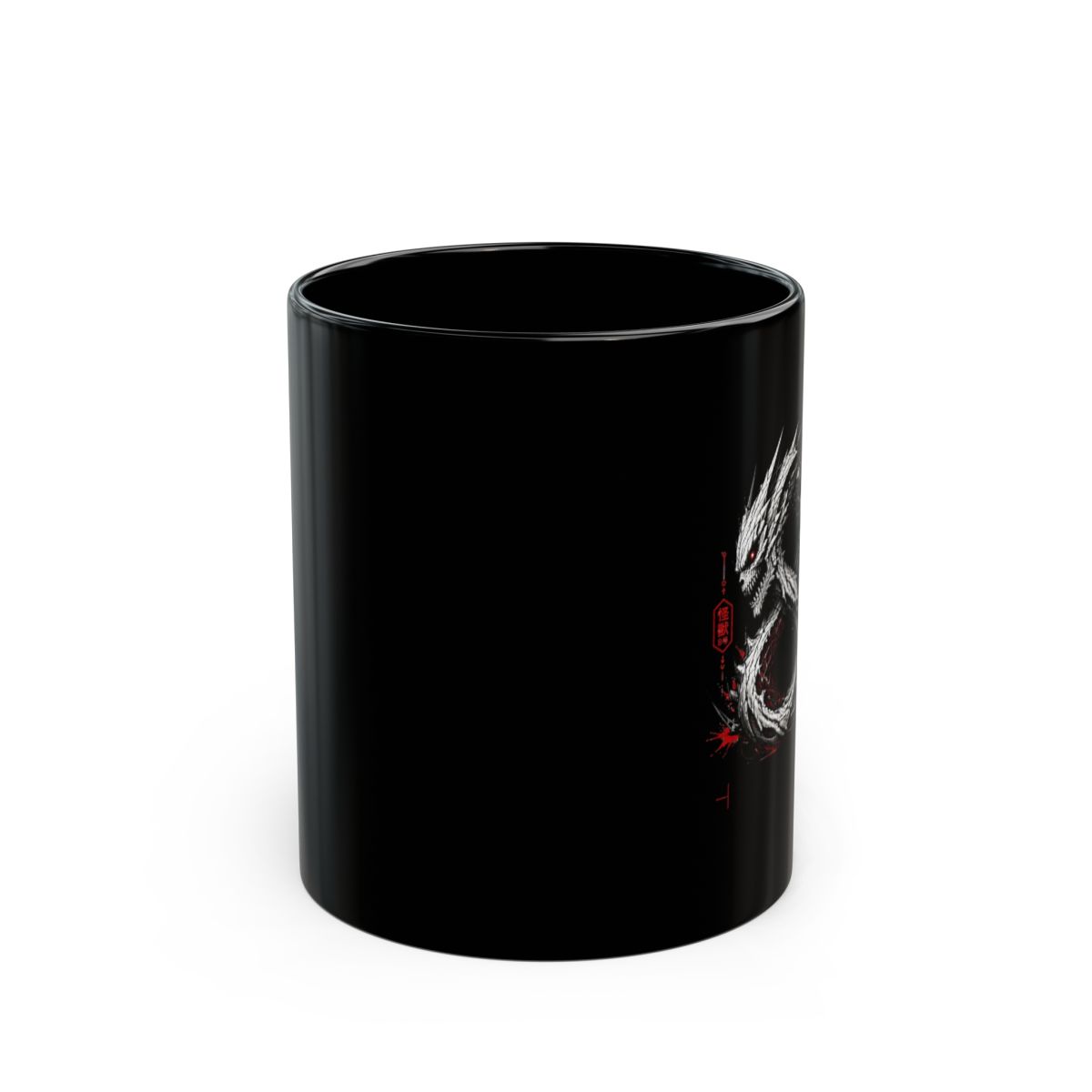 Kaiju No. 8 " merging with Kafka" Black Mug - alternate angle 1, merchandise