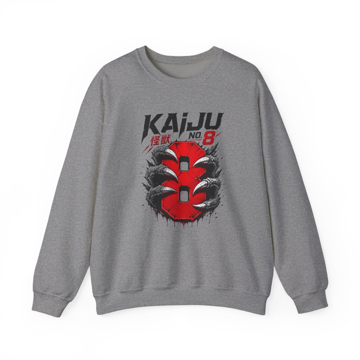 Kaiju No. 8 "KAiJU NO. 8" Crewneck - alternate angle 2, merchandise