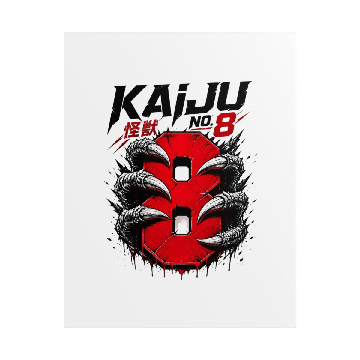 Kaiju No. 8 "KAiJU NO. 8" Poster - alternate angle 1, merchandise