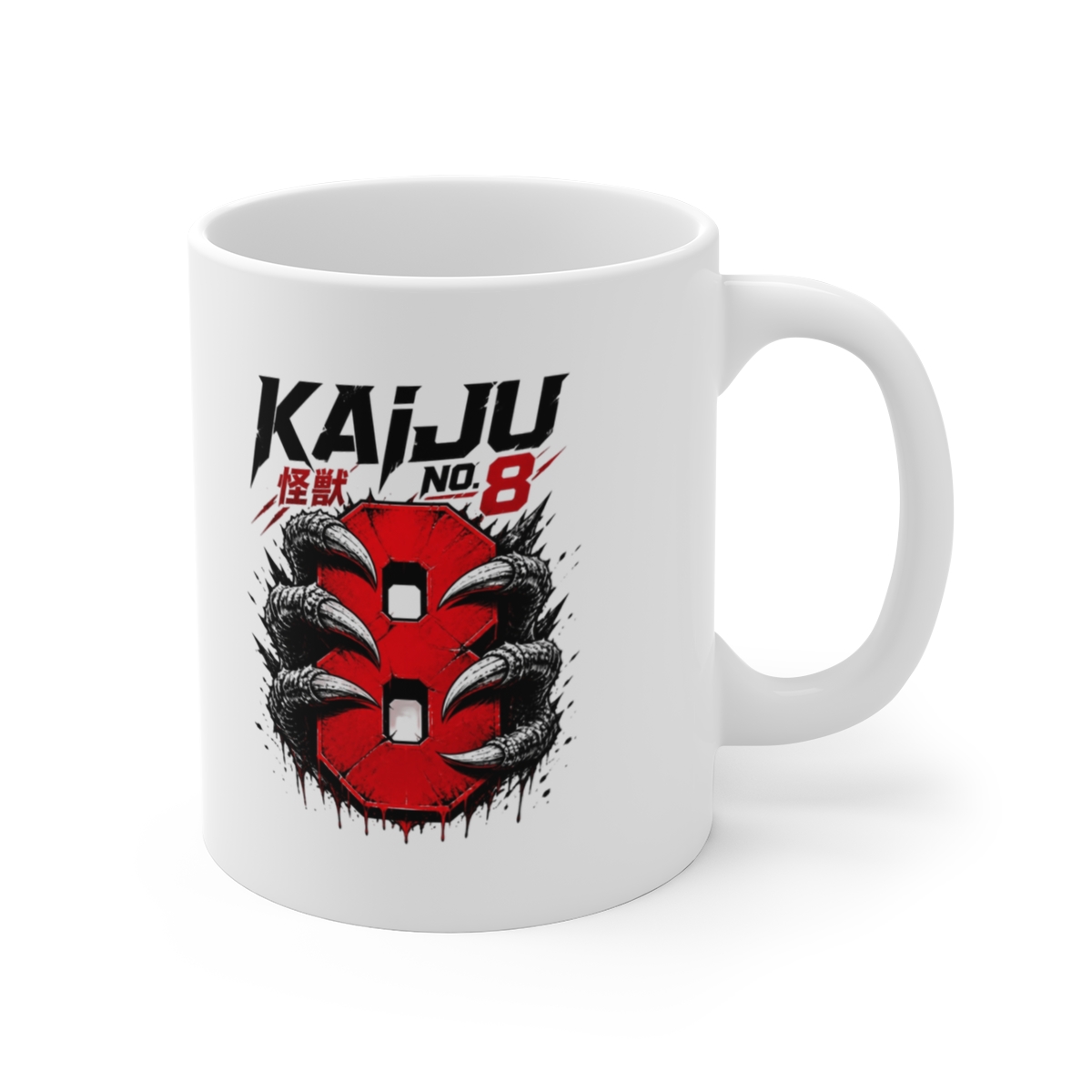 Kaiju No. 8 "KAiJU NO. 8" White Mug