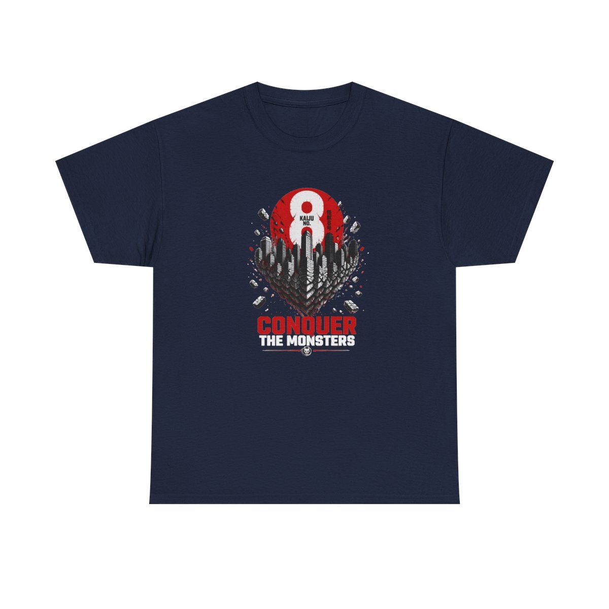 Kaiju No. 8 "CONQUER THE MONSTERS" Unisex Tee - alternate angle 2, merchandise