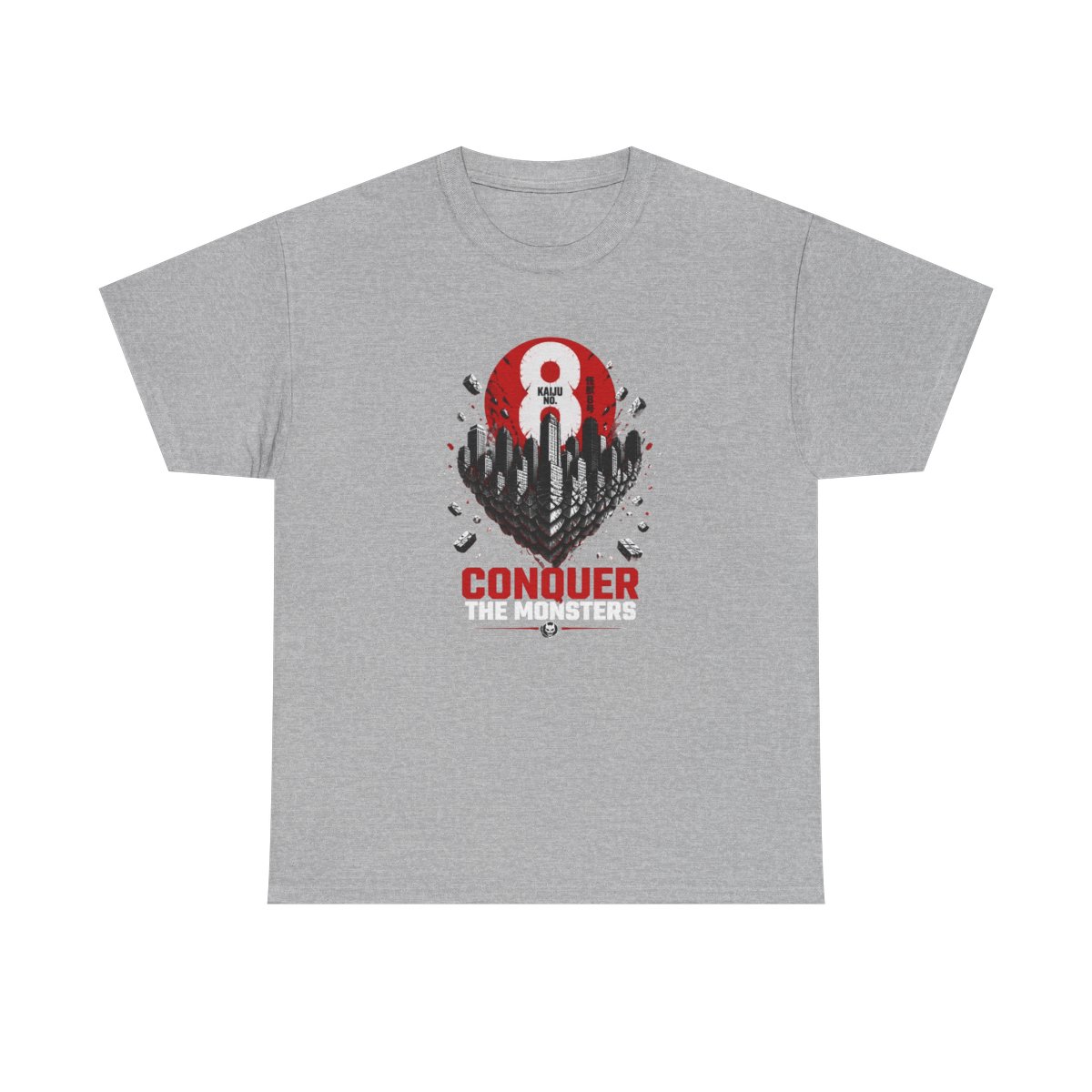 Kaiju No. 8 "CONQUER THE MONSTERS" Unisex Tee - alternate angle 3, merchandise