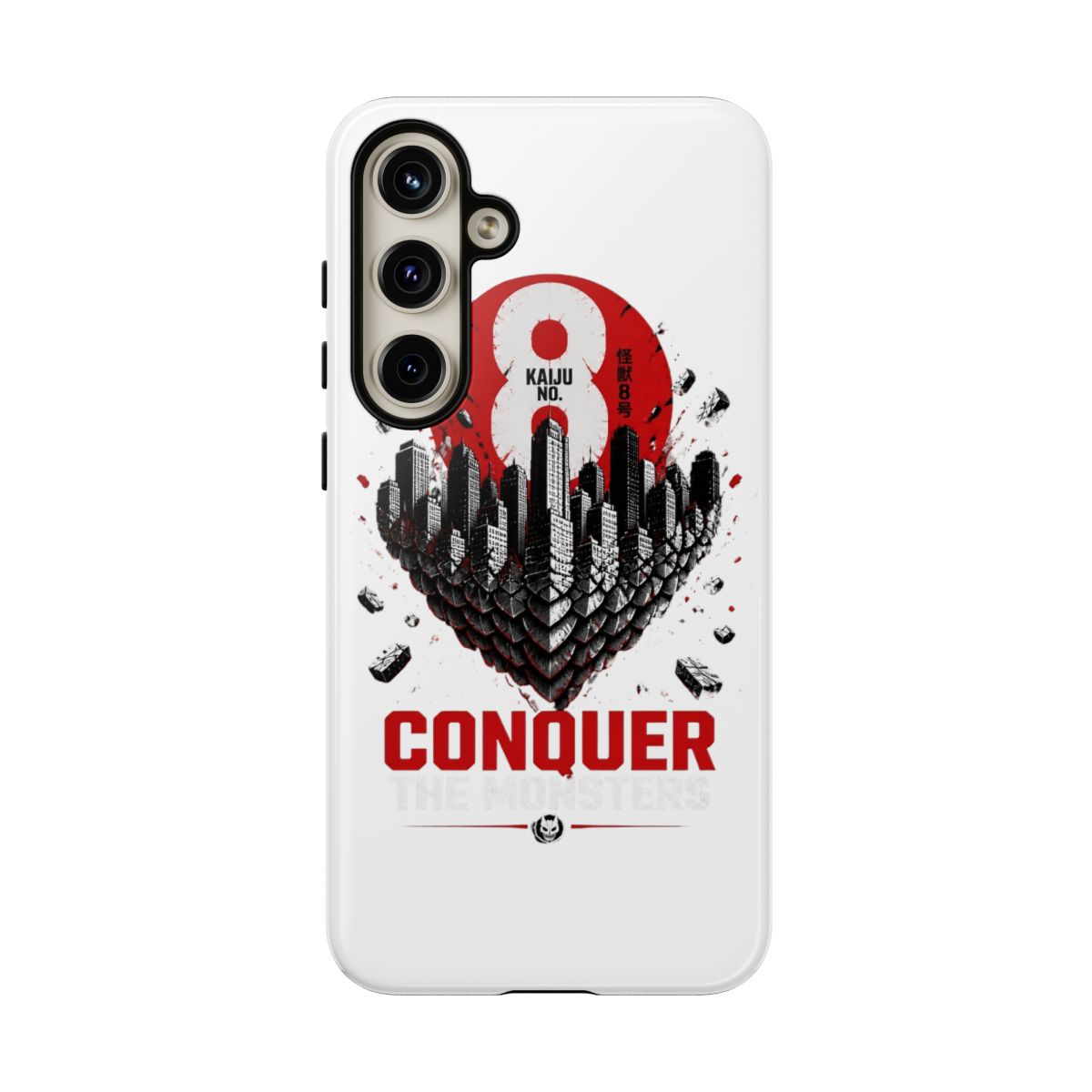 Kaiju No. 8 "CONQUER THE MONSTERS" Phone Case - alternate angle 1, merchandise