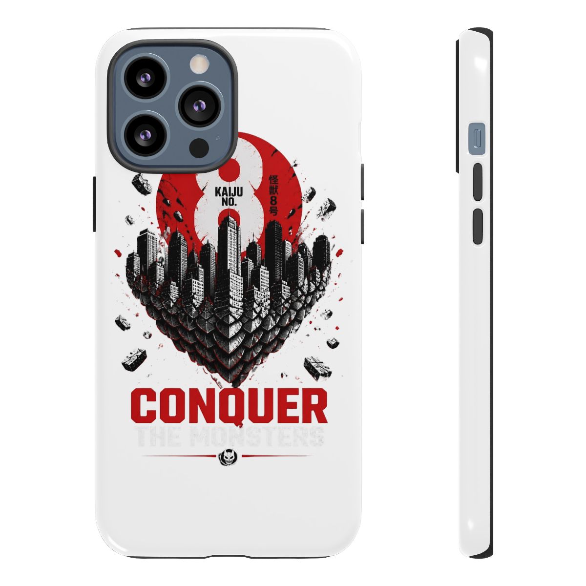 Kaiju No. 8 "CONQUER THE MONSTERS" Phone Case - alternate angle 4, merchandise