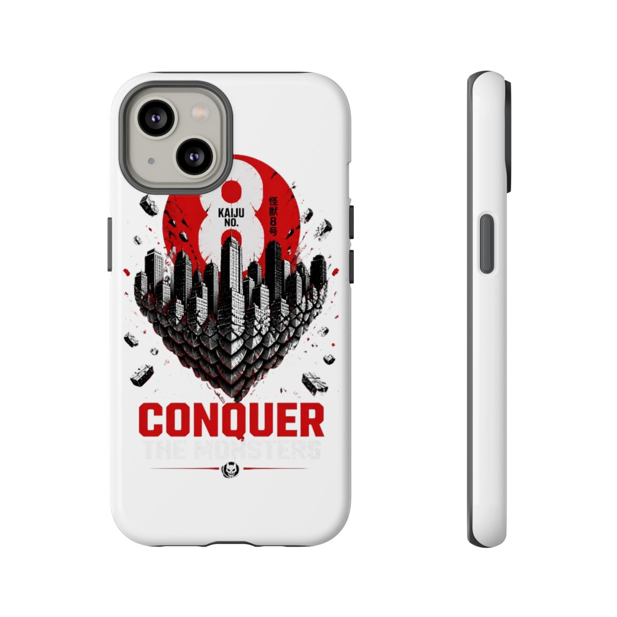 Kaiju No. 8 "CONQUER THE MONSTERS" Phone Case - alternate angle 5, merchandise