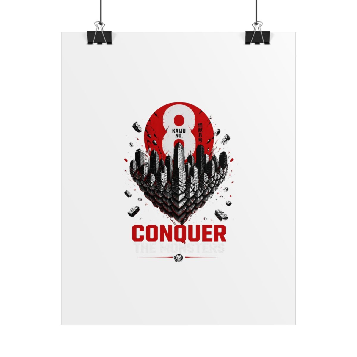 Kaiju No. 8 "CONQUER THE MONSTERS" Poster