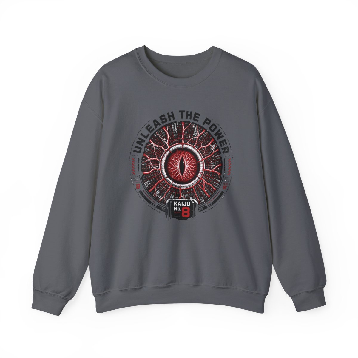 Kaiju No. 8 "UNLEASH THE POWER" Crewneck - alternate angle 2, merchandise