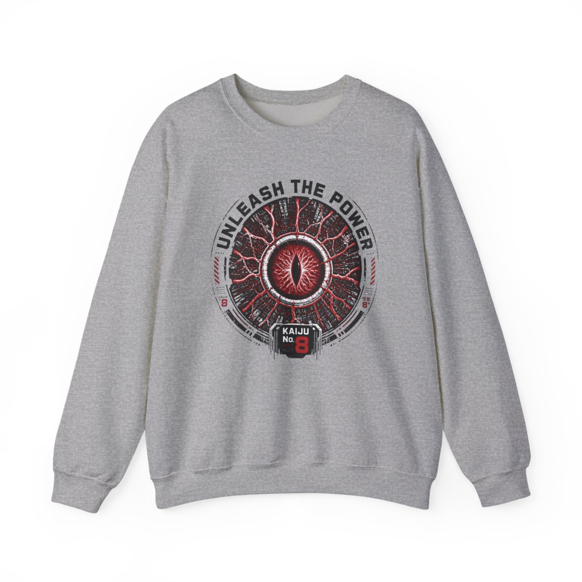 Kaiju No. 8 "UNLEASH THE POWER" Crewneck - alternate angle 3, merchandise