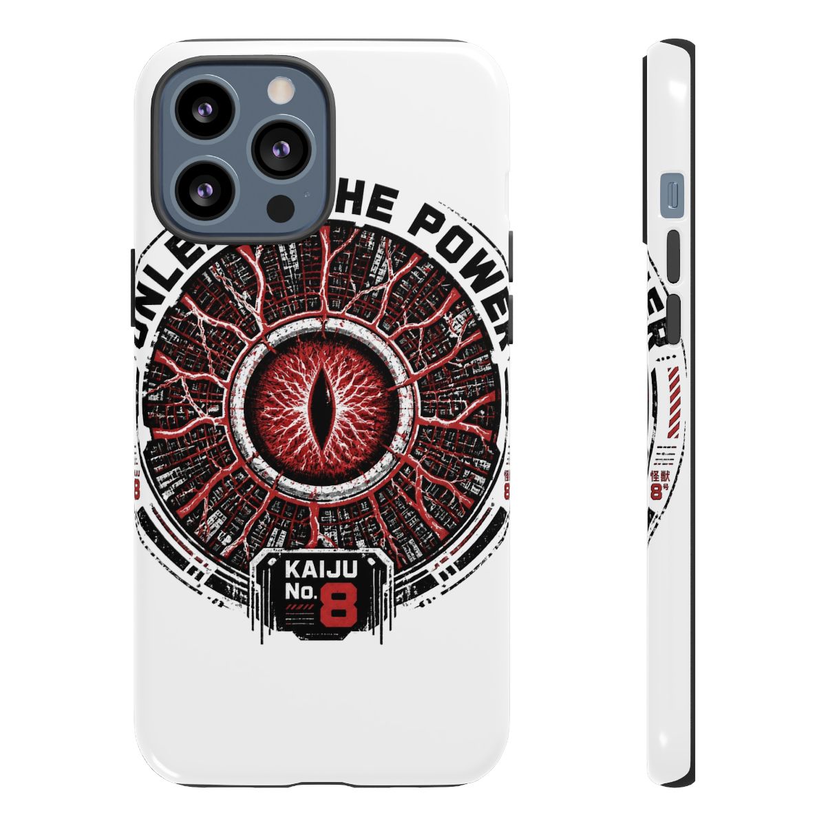 Kaiju No. 8 "UNLEASH THE POWER" Phone Case - alternate angle 2, merchandise