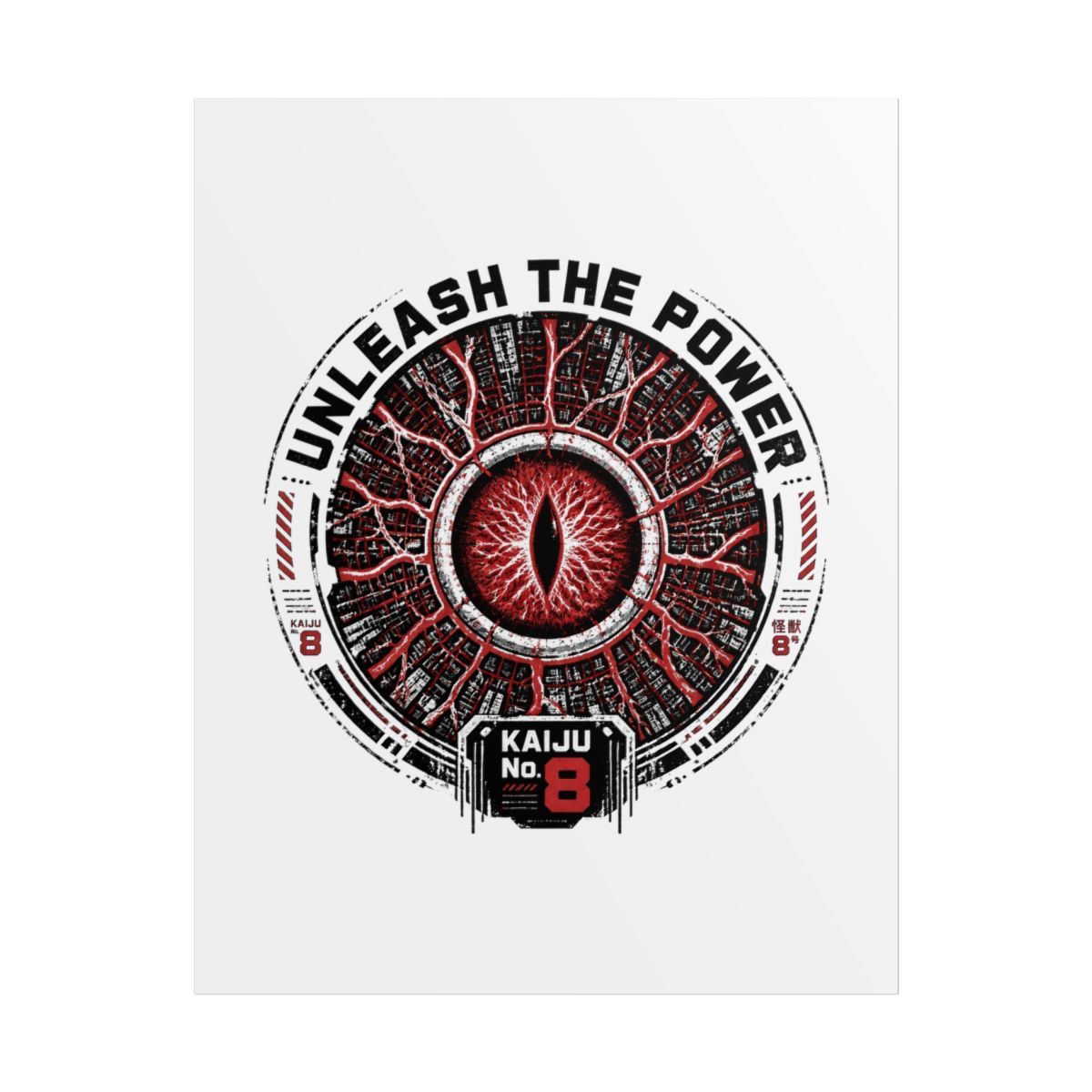 Kaiju No. 8 "UNLEASH THE POWER" Poster - alternate angle 1, merchandise