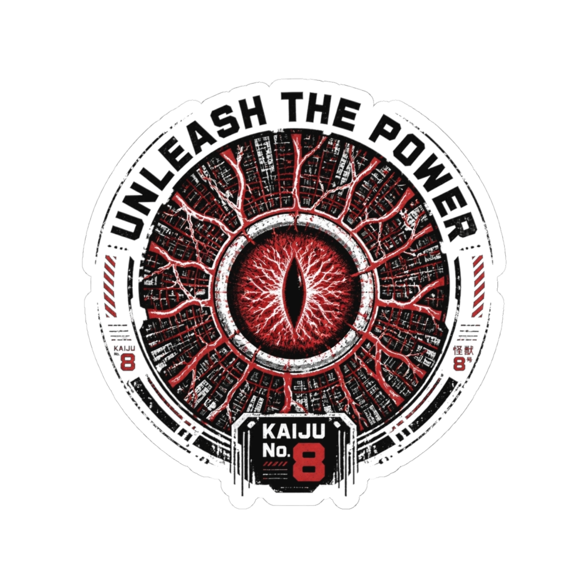 Kaiju No. 8 "UNLEASH THE POWER" Sticker