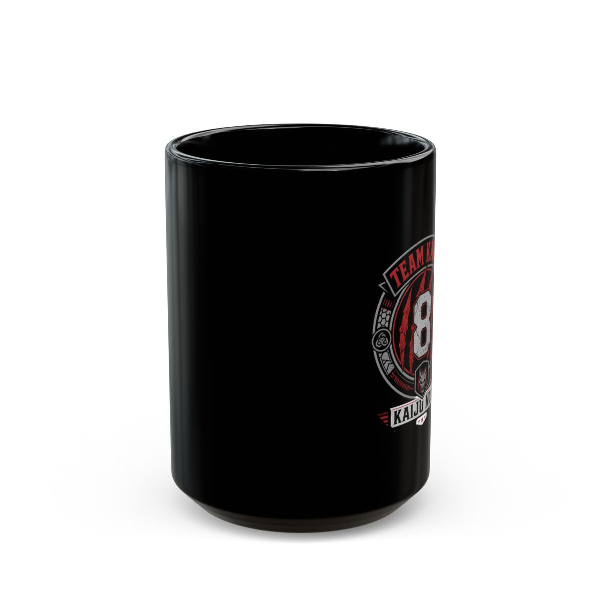 Kaiju No. 8 "TEAM KAIJU" Black Mug - alternate angle 2, merchandise