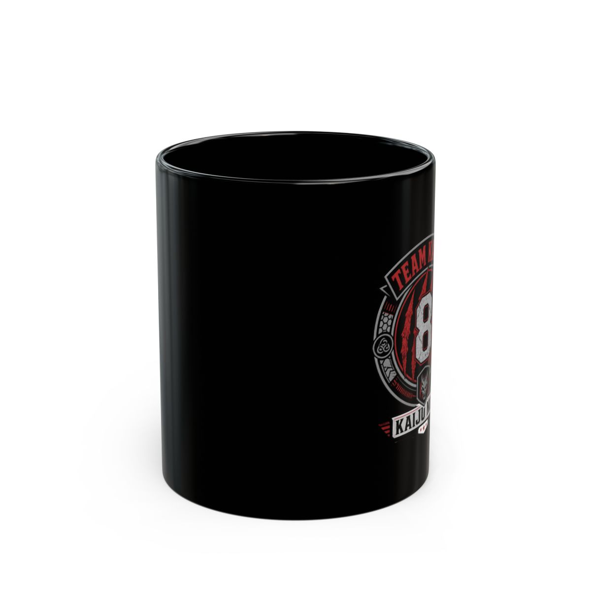 Kaiju No. 8 "TEAM KAIJU" Black Mug - alternate angle 1, merchandise