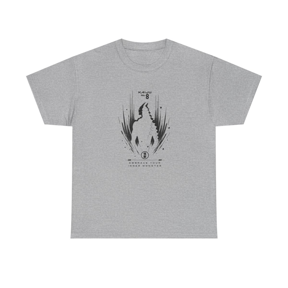 Kaiju No. 8 "EMBRACE YOUR INNER MONSTER" Unisex Tee - alternate angle 2, merchandise