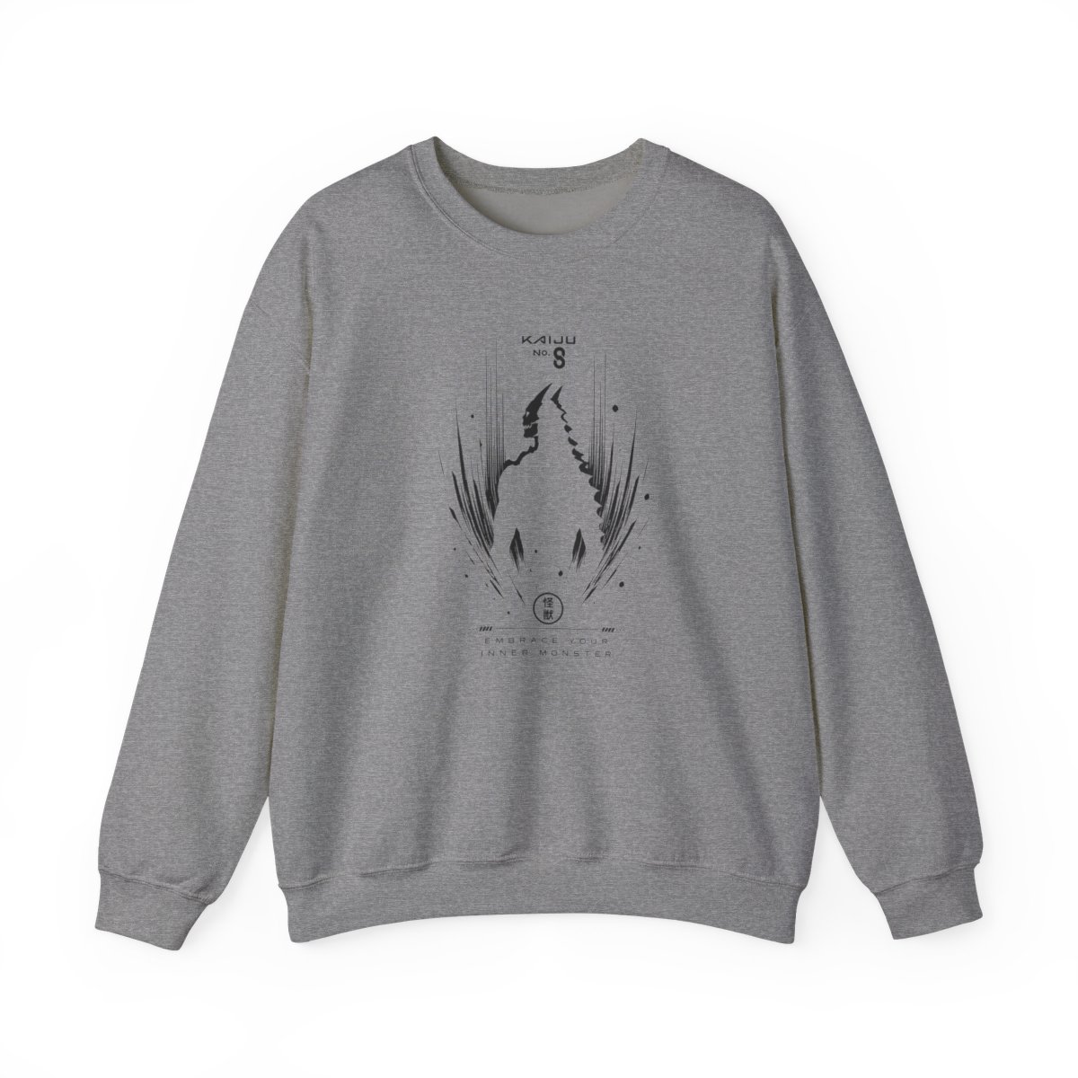 Kaiju No. 8 "EMBRACE YOUR INNER MONSTER" Crewneck - alternate angle 2, merchandise