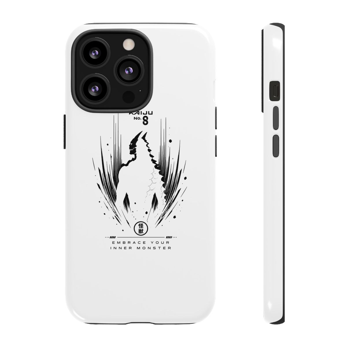 Kaiju No. 8 "EMBRACE YOUR INNER MONSTER" Phone Case - alternate angle 1, merchandise