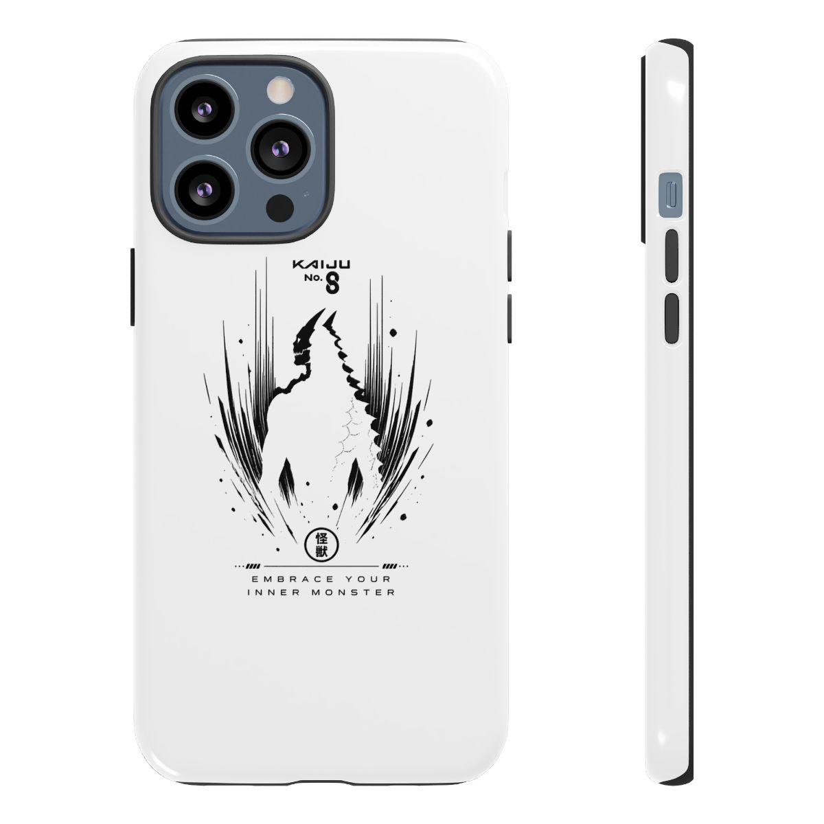 Kaiju No. 8 "EMBRACE YOUR INNER MONSTER" Phone Case - alternate angle 2, merchandise