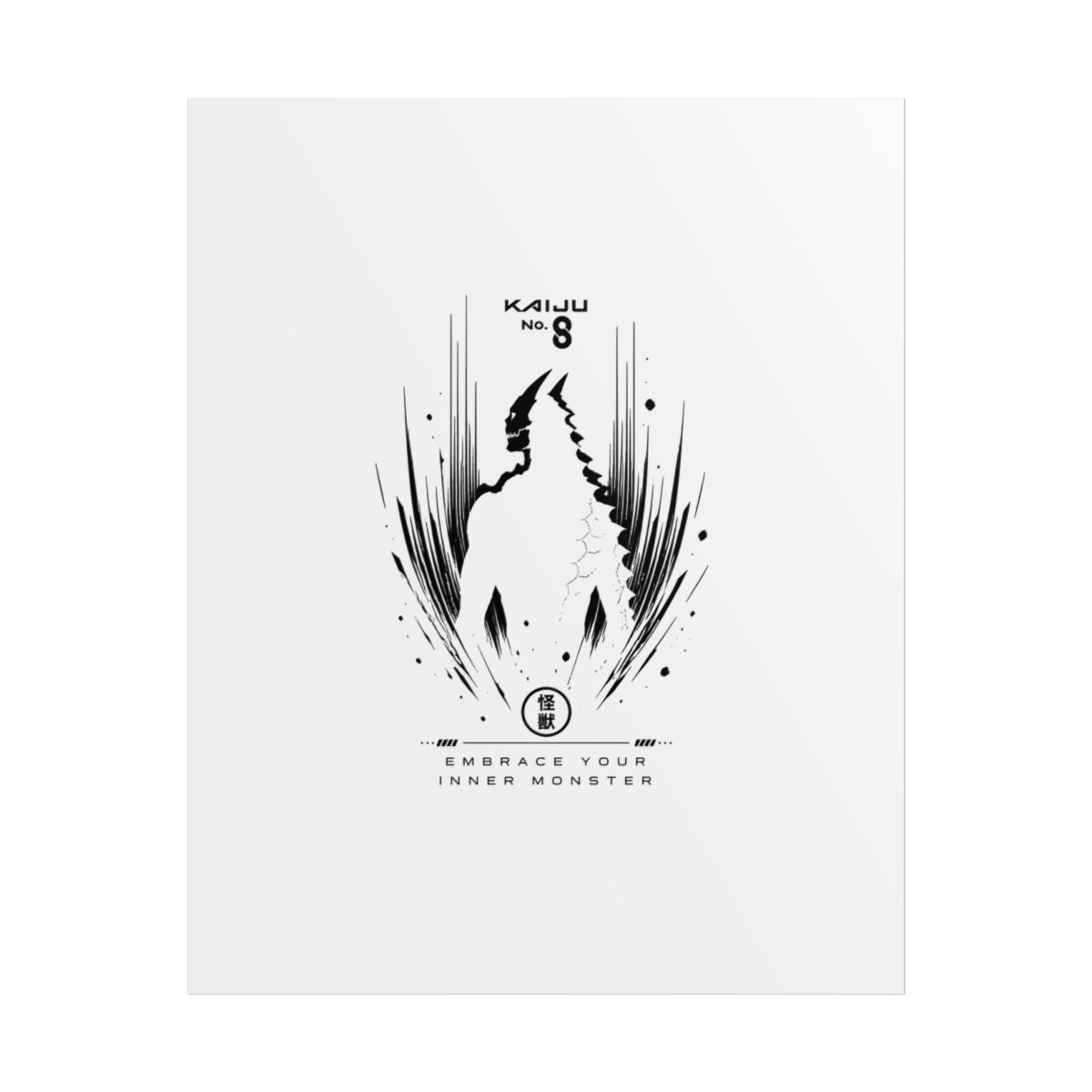 Kaiju No. 8 "EMBRACE YOUR INNER MONSTER" Poster - Official Posters & Wall Art merchandise