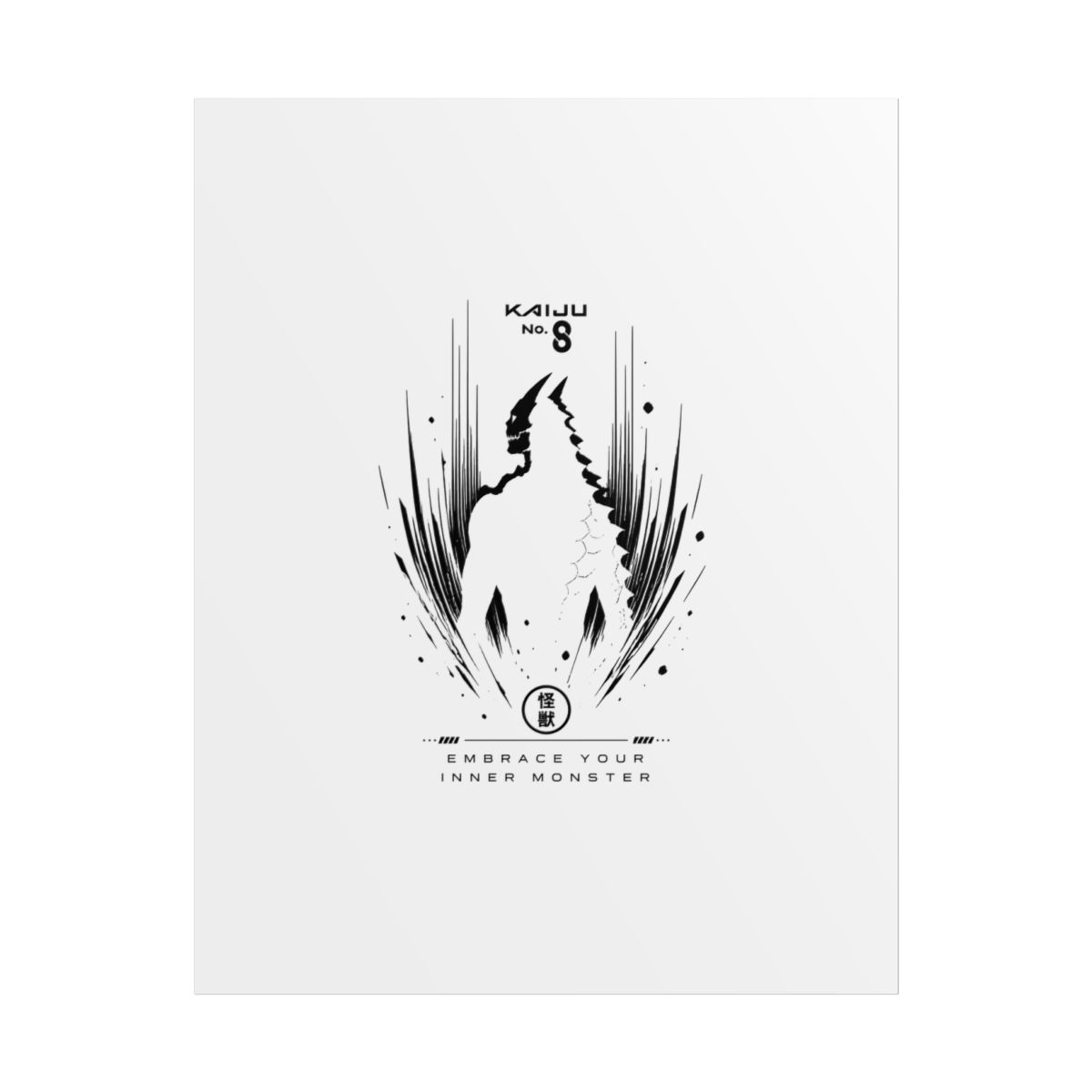 Kaiju No. 8 "EMBRACE YOUR INNER MONSTER" Poster - alternate angle 1, merchandise