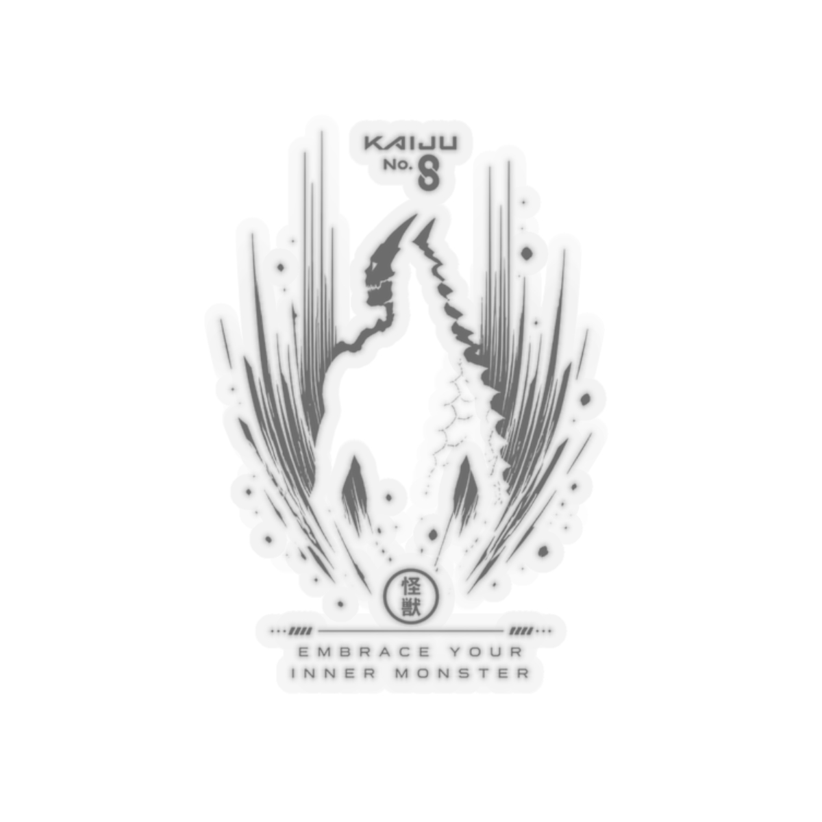 Kaiju No. 8 "EMBRACE YOUR INNER MONSTER" Sticker