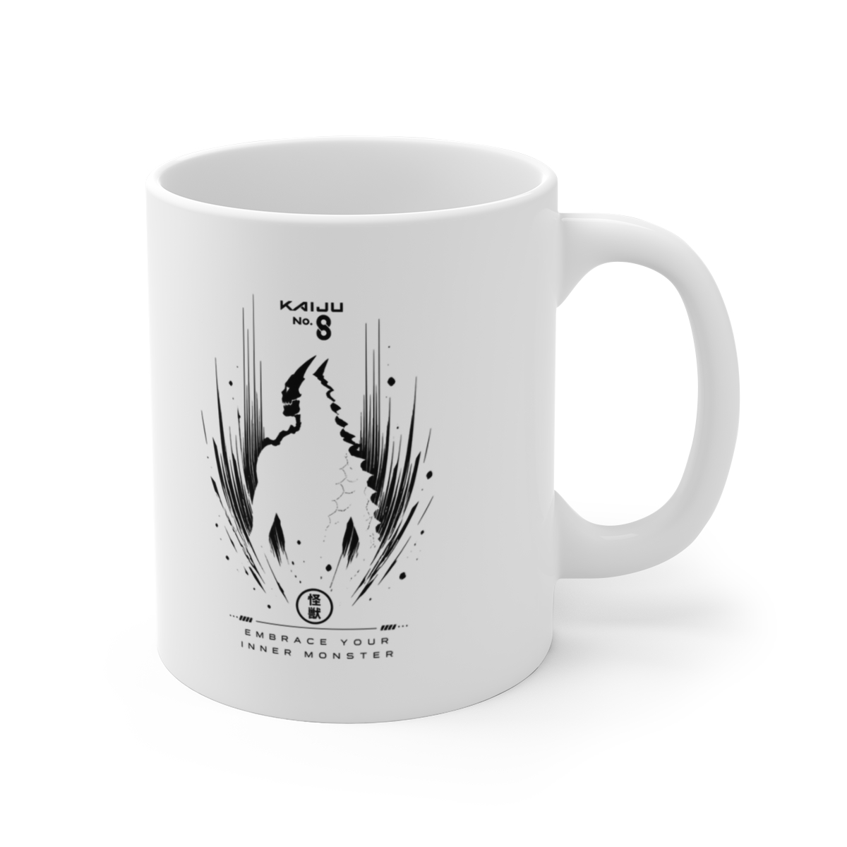 Kaiju No. 8 "EMBRACE YOUR INNER MONSTER" White Mug