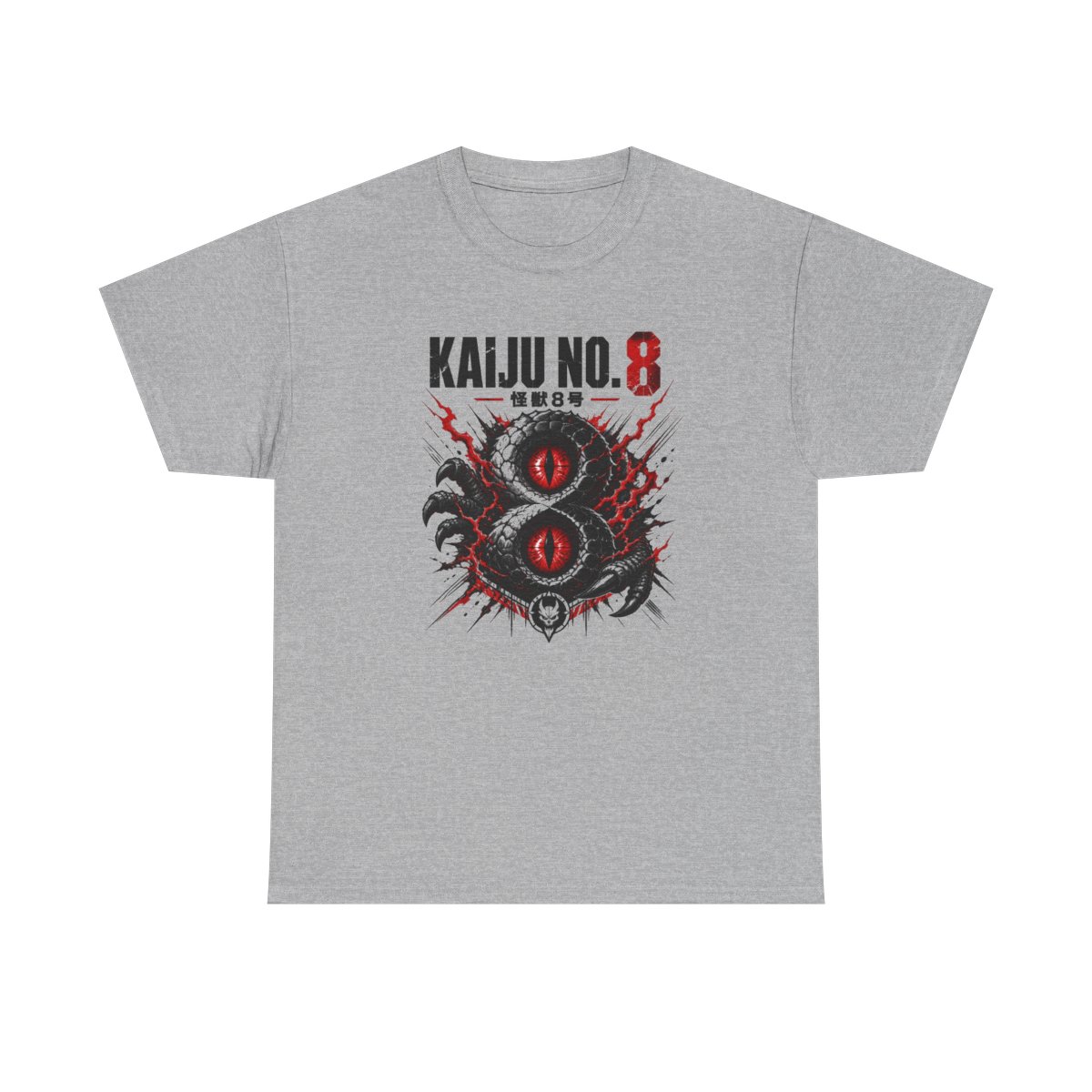 Kaiju No. 8 " stylized as a kaiju" Unisex Tee - alternate angle 2, merchandise