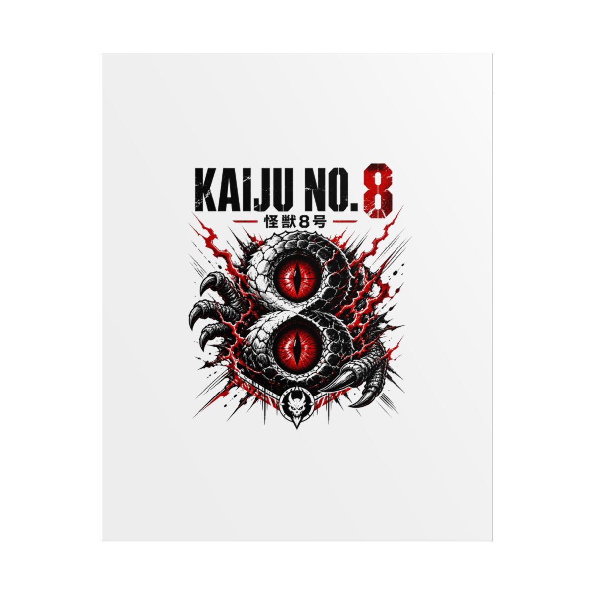 Kaiju No. 8 " stylized as a kaiju" Poster - Official Posters & Wall Art merchandise