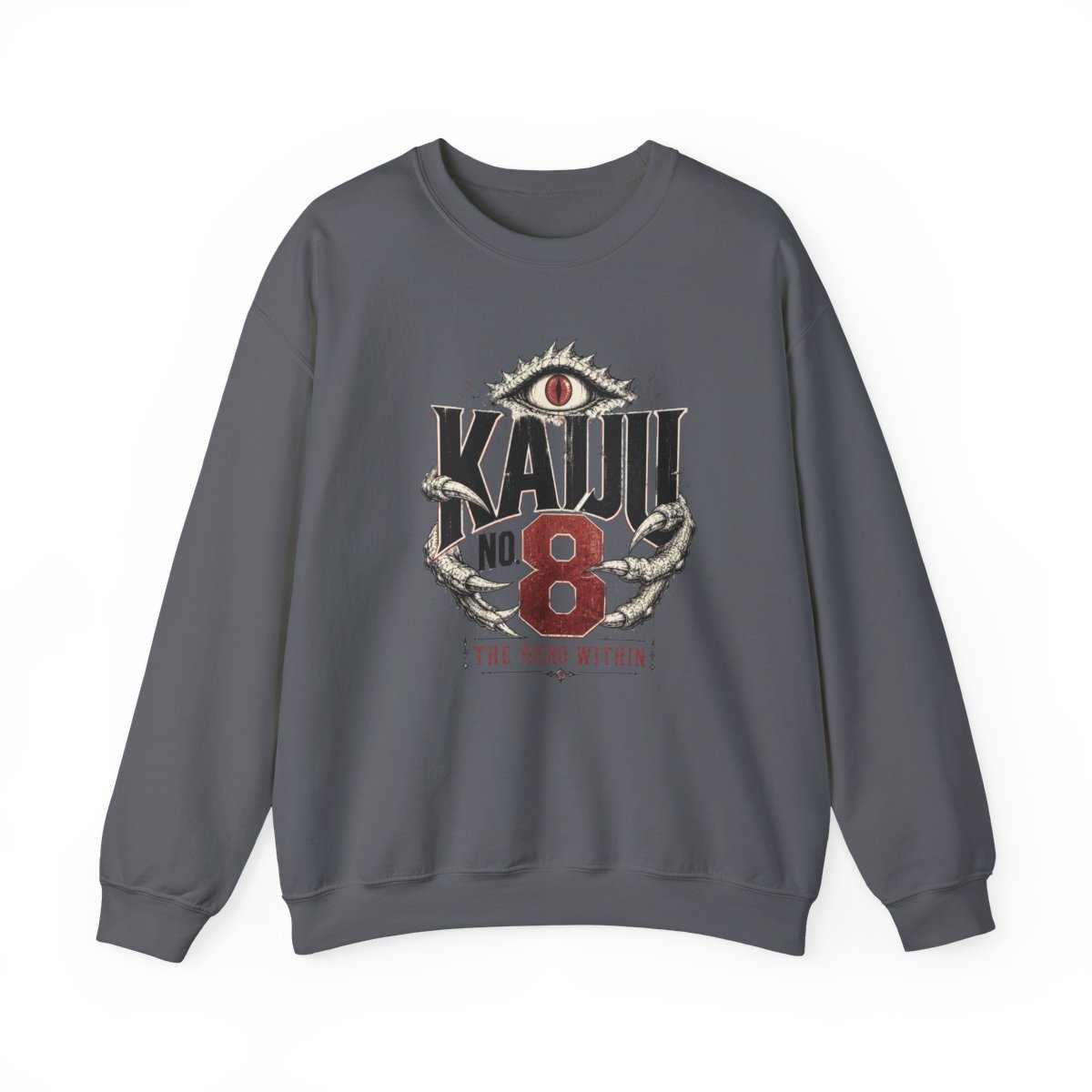 Kaiju No. 8 "KAJU NO. 8" Crewneck - alternate angle 3, merchandise