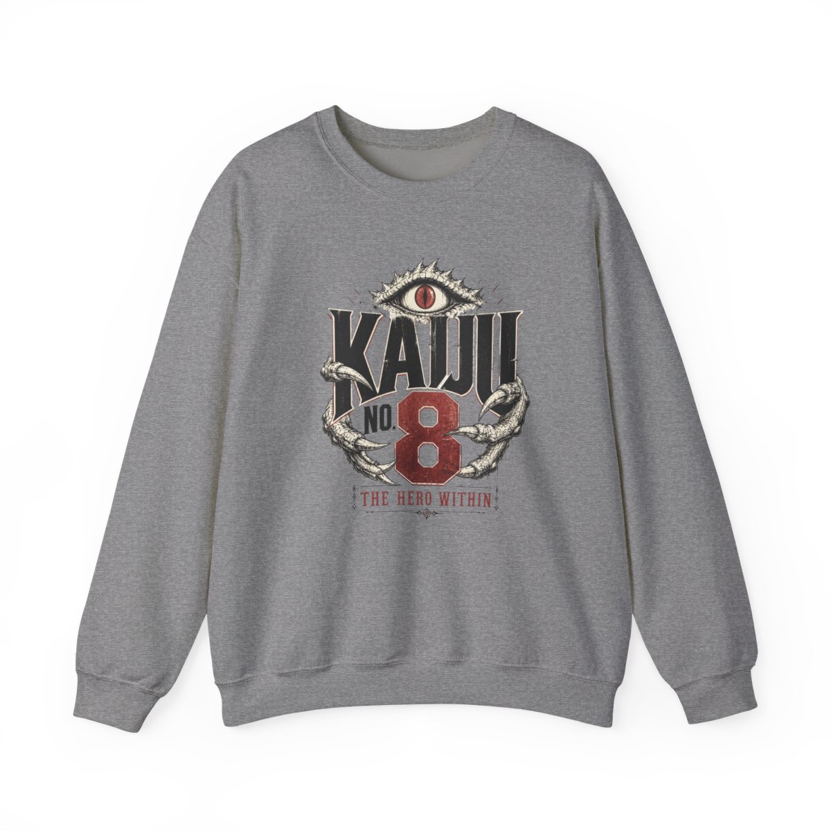 Kaiju No. 8 "KAJU NO. 8" Crewneck - alternate angle 2, merchandise