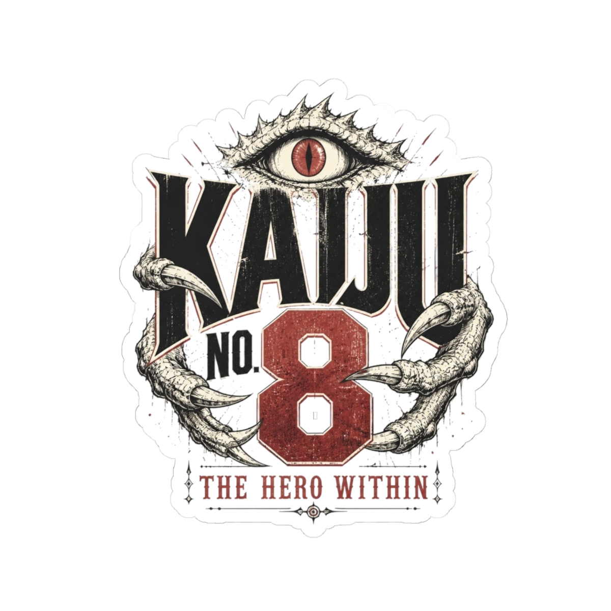 Kaiju No. 8 "KAJU NO. 8" Sticker - Official Stickers merchandise