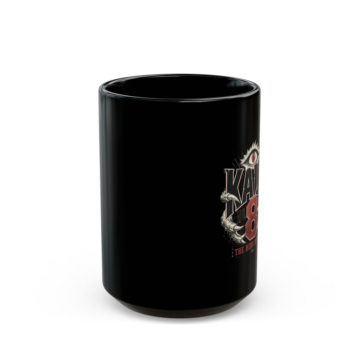 Kaiju No. 8 "KAJU NO. 8" Black Mug - alternate angle 2, merchandise