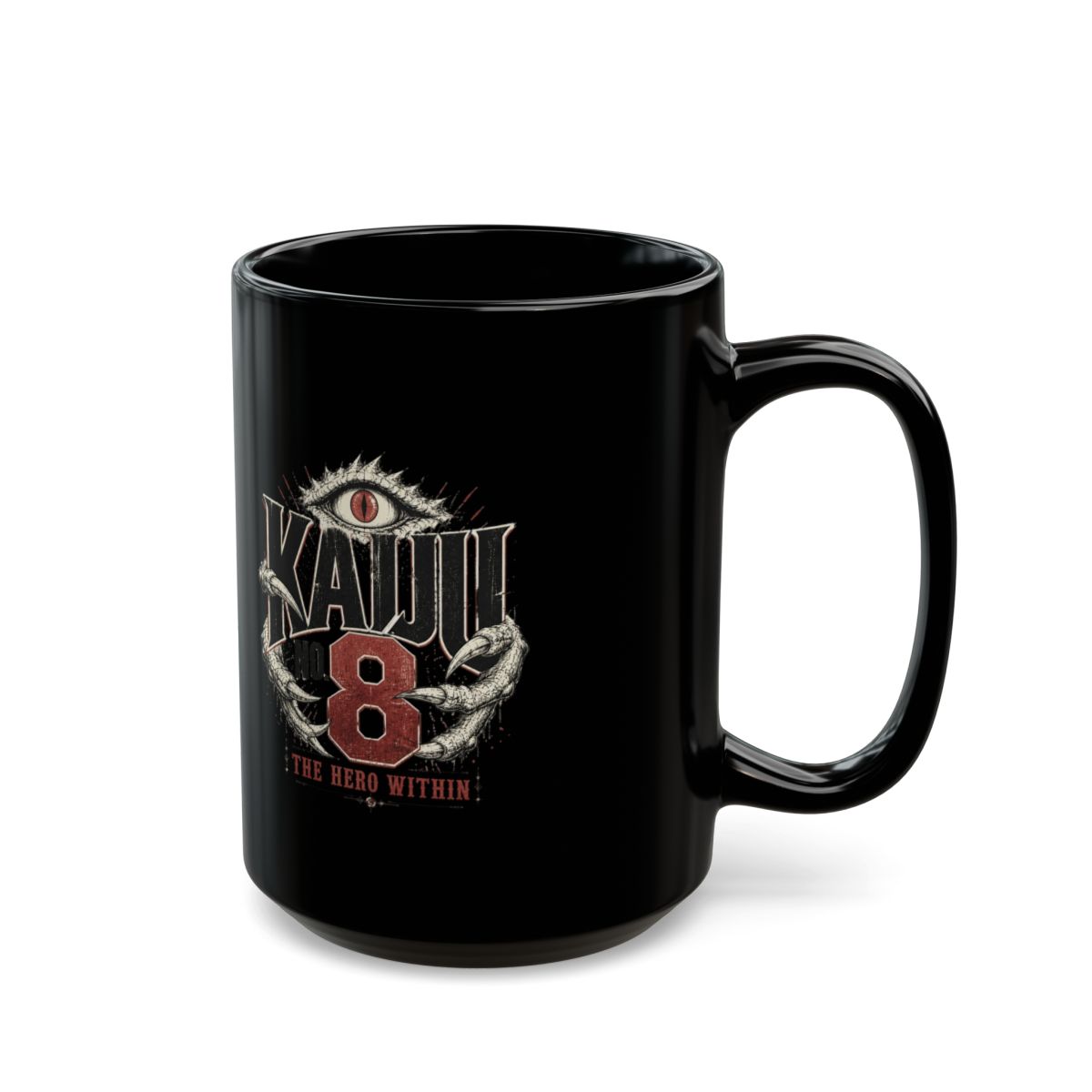 Kaiju No. 8 "KAJU NO. 8" Black Mug - alternate angle 5, merchandise