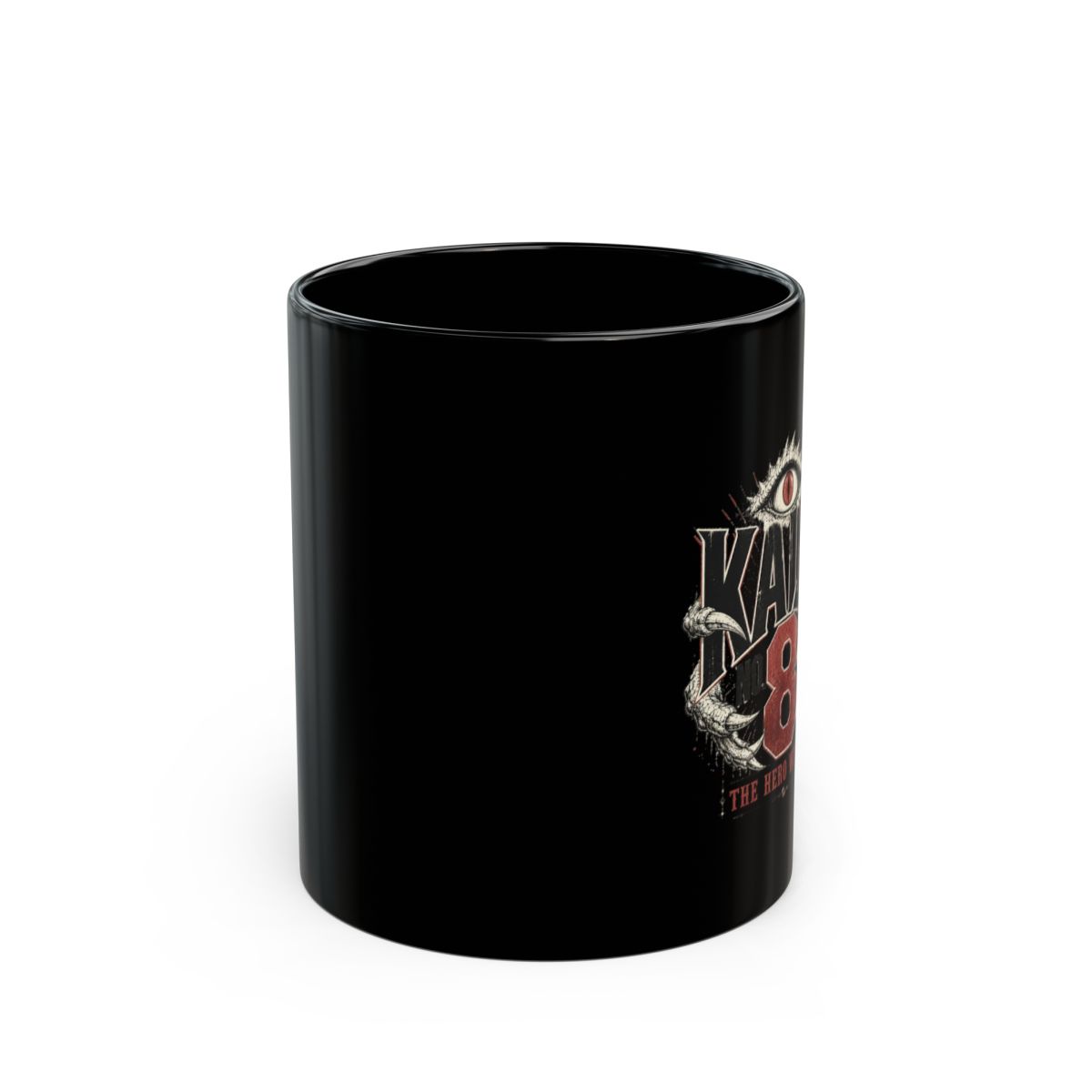 Kaiju No. 8 "KAJU NO. 8" Black Mug - alternate angle 1, merchandise