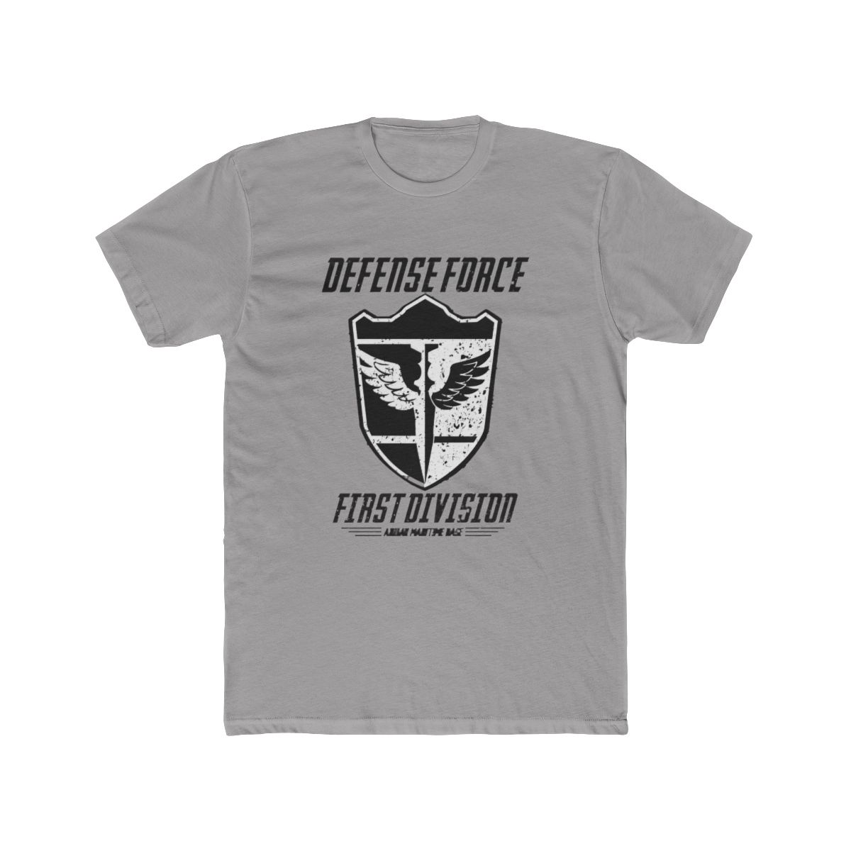 KAIJU No 8: DEFENSE FORCE FIRST DIVISION (WHITE/GRUNGE) T Shirt | Kaiju No. 8