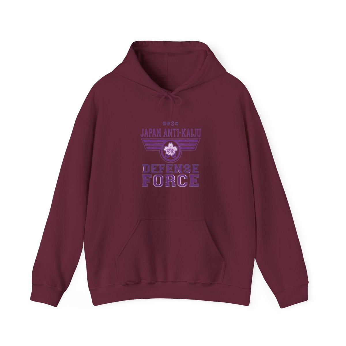 KAIJU No 8: JAPAN ANTI KAIJU DEFENCE FORCE (WHITE) Hoodie | Kaiju No. 8 - alternate angle 3, merchandise